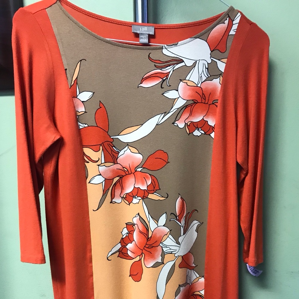 J.Jill woman’s Rayon stretch tunic/mini dress Sm.